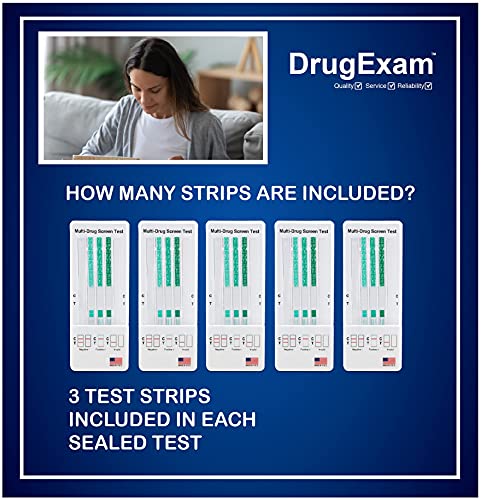 Drugexam DECARD-03-THC-01 5 Pack - Drugexam Thc Advantage Made In Usa Multi Level Marijuana Home Test Kit. Highly Sensitive Thc 3 Level Drug Test Kit. Detects At 50 Ng/Ml thumb #3