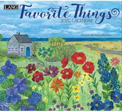 Lang, Favorite Things 2026 Wall Calendar by Wendy Bentley
