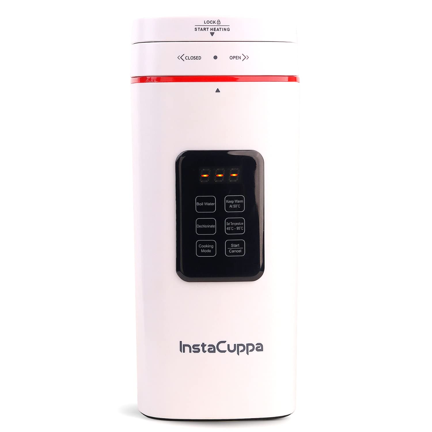 Portable Electric Kettle With Temperature Control, Travel Electric Water Bottle For Boiling Hot Water with Cool Touch Exterior, Automatic Shut Off, Dry Boil Protection, 500 ML, 300 Watts