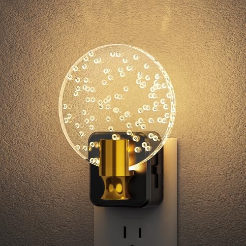Image of DORESshop LED Night Light, Decorative Bubble Night Light Plug Into Wall