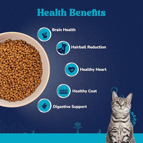 Image of Carniwel Fresh Fish & Shrimp Adult Dry Cat Food 1 Kg | Fresh & Natural Ingredients | Highly Palatable | Supports Healthy Skin & Glossy Coat | Premium Nutrition for Adult Cats