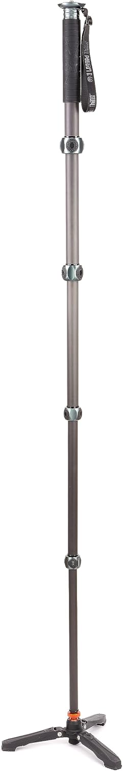 3 Legged Thing Legends Alana Carbon Fibre Monopod Kit - Travel-Friendly Camera Monopod for Professional Photographers & Videographers (ALANAKITGREY)