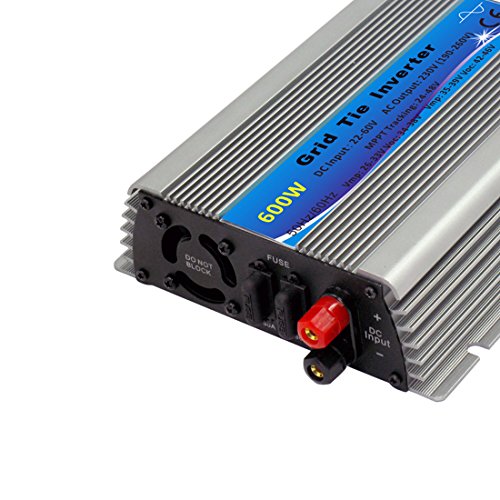 Y&H 600W 30V/36V Grid Tie Inverter Stackable Mppt Pure Sine Wave Dc30-55V Solar Input Ac90-140V Output #TOP2