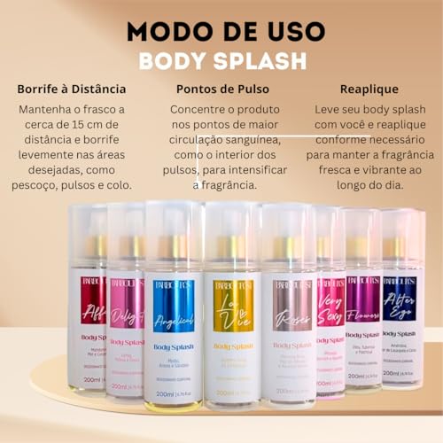 Body Splash Deo Colônia - La Vie - Barbour's Beauty - 200 Ml