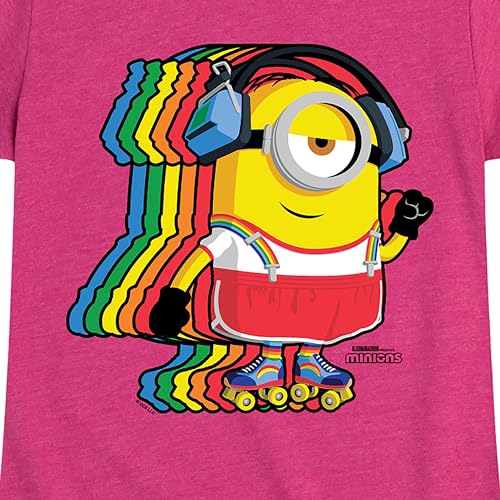 Despicable Me Minions - Retro Rainbow Skater - Toddler & Youth Girls Short Sleeve Graphic T-Shirt3