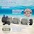FREESEA Internal Aquarium Power Filter: 8W Adjustable Water Flow 2 Stages Filtration System Submersible for 40-120 Gal Fish Tank | Turtle Tank …