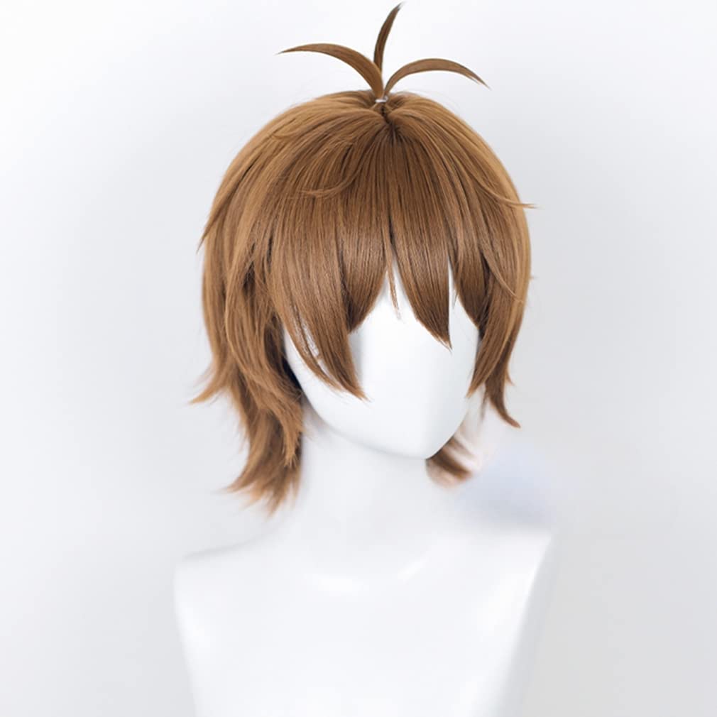 Amazon.co.jp: LAOBAO コスプレ ウィッグ エイト ボブ 茶色 ブラウン