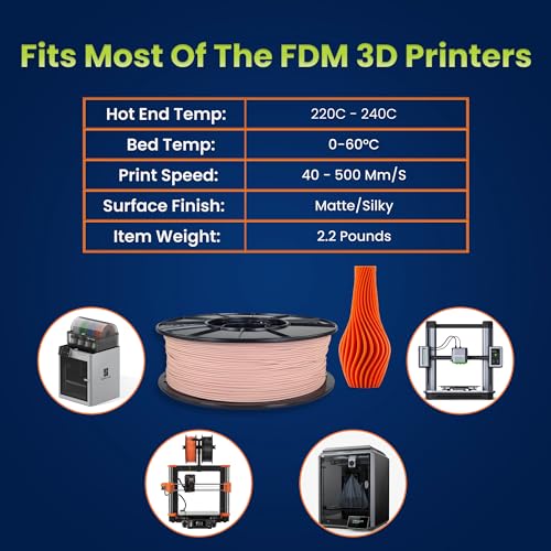 Image of 3D-Fuel Tough Pro PLA+ Filament for 3D Printing, Made in The, Warm Bisque