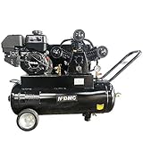 HPDMC 6.5HP Protable Heavy duty Compressor 20-Gallon Horizontal Portable Single-Stage 17cfm@125psi...