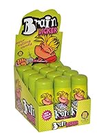 Freekee Brain Licker | 12 Zungenroller | Roll-on mit saurem Flüssigbonbon mit Fruchtgeschmack | Tray mit 12 Packungen (12 x 60ml)