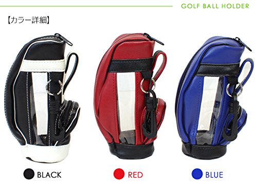 Amazon | ゴルフ ゴルフバッグ/キャディバック型 ボールポーチ ボール