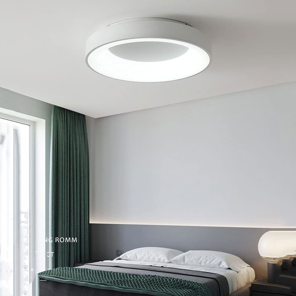 MIAOCDAM Nordic LED Ceiling Light Modern Minimalist Style Living Room Ceiling Lamp Ultra-thin Ceiling Lights Dimmable Close To Ceiling Light Fixtures Low Ceiling Lighting In Offices