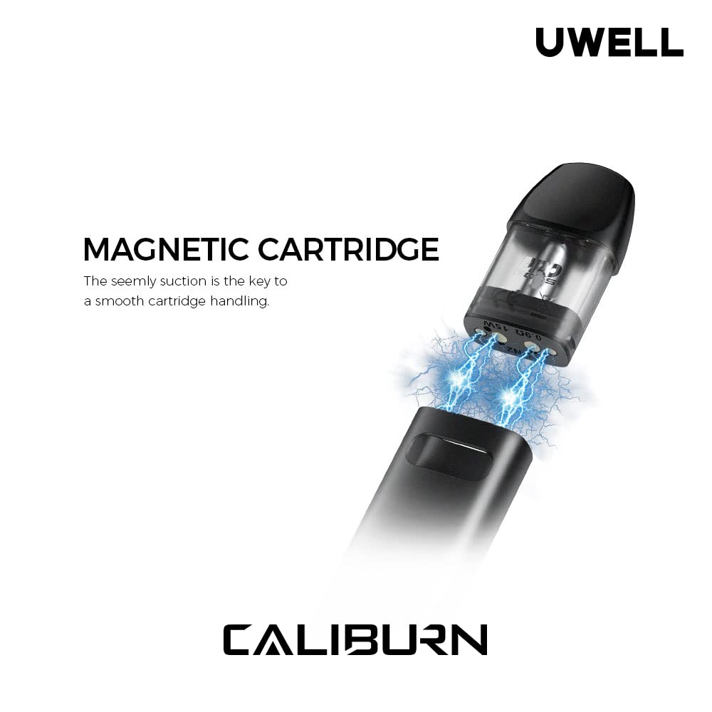 elfbar nachfüll pod läuft aus UWELL CALIBURN A2 Pod System E Cigarette Vape Kit, 2ml 520mAh 15W Nicotine  Free E Cig (Aqua Blue): Amazon.co.uk: Electronics & Photo