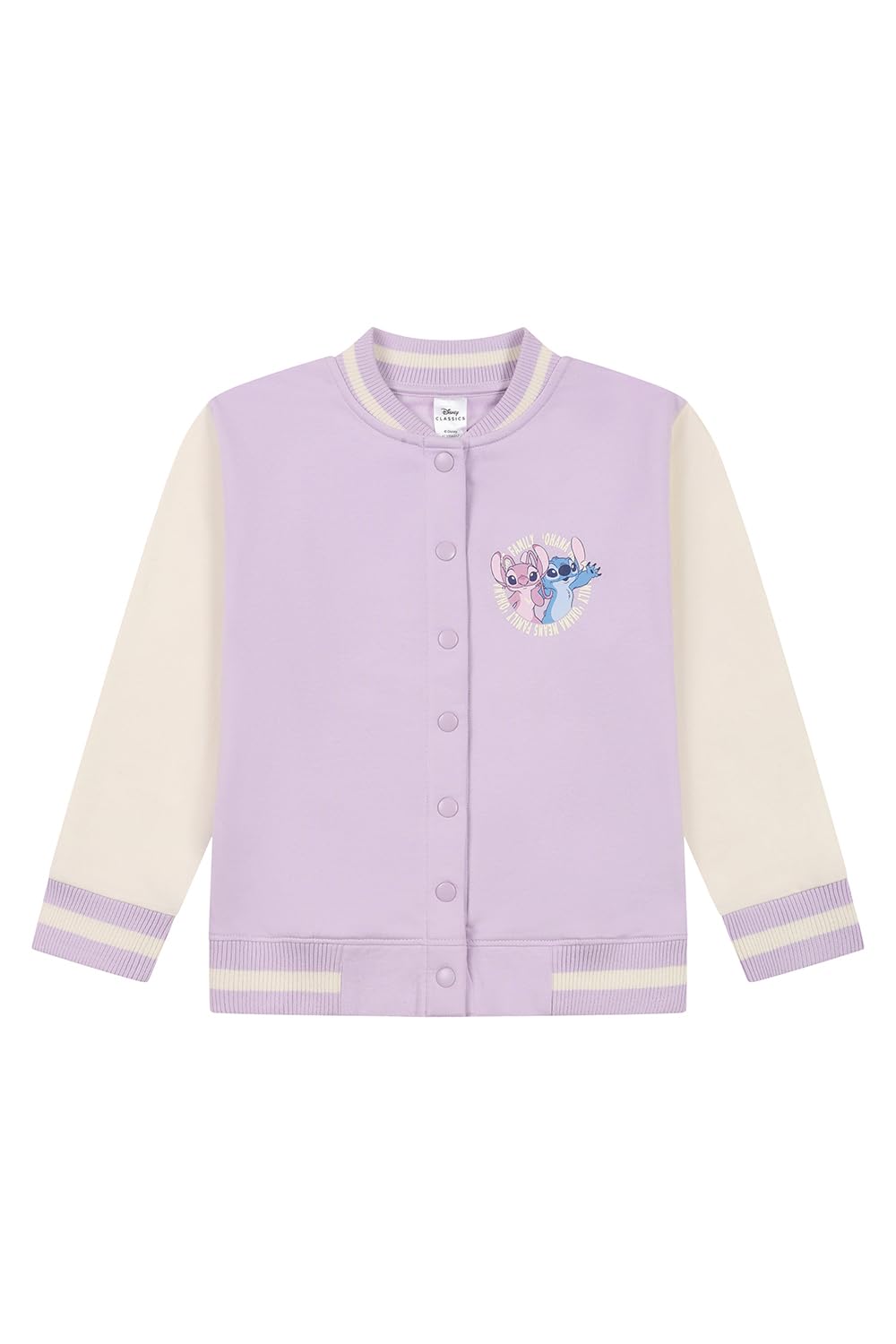 Disney Lilo and Stitch Blouson aviateur universitaire Stitch et Angel Basbeball pour enfants