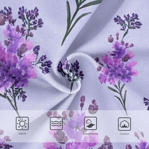 Fun Toddler Underwear Custom 2t Cotton Girl Panties Cute Delicate Purple Flowers Kids Undies Briefs3