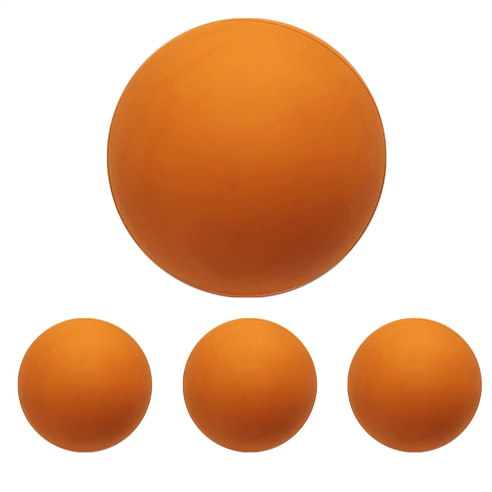 Pelota de squash – 4 pelotas de entrenamiento de alta elasticidad, juego deportivo de goma pequeño, juego de recreación al aire libre, diseño de alta visibilidad para niños, equipo de práctica de