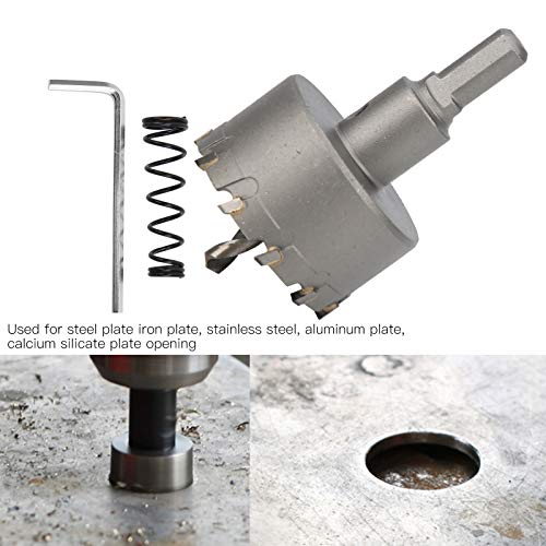 Broca sierra de carburo perforadora para metal y acero miniatura 4