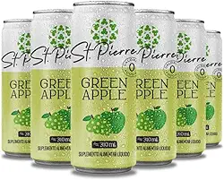 Combo Pack 6 latas Refrigerante Diet Zero Açúcar 310ml Pierre (Green Apple)