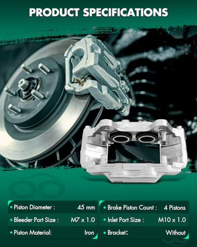 Image of SCITOO 192713 Front Disc Brake Caliper Fit For Toyota For 4Runner 2003-2005 (Front Left),For Toyota For Sequoia 2001-2007,For Toyota For Tundra 2000-2006 (Front Right),Fit with Casting #13WL