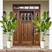 Fake Bird of Paradise Silk Artificial Plant Faux Banana Leaf Tree Lifelike Bird of Paradise for Home Decor Indoor Floor Plant with 10 Trunks (1, White Tall Planter, 6 FT)