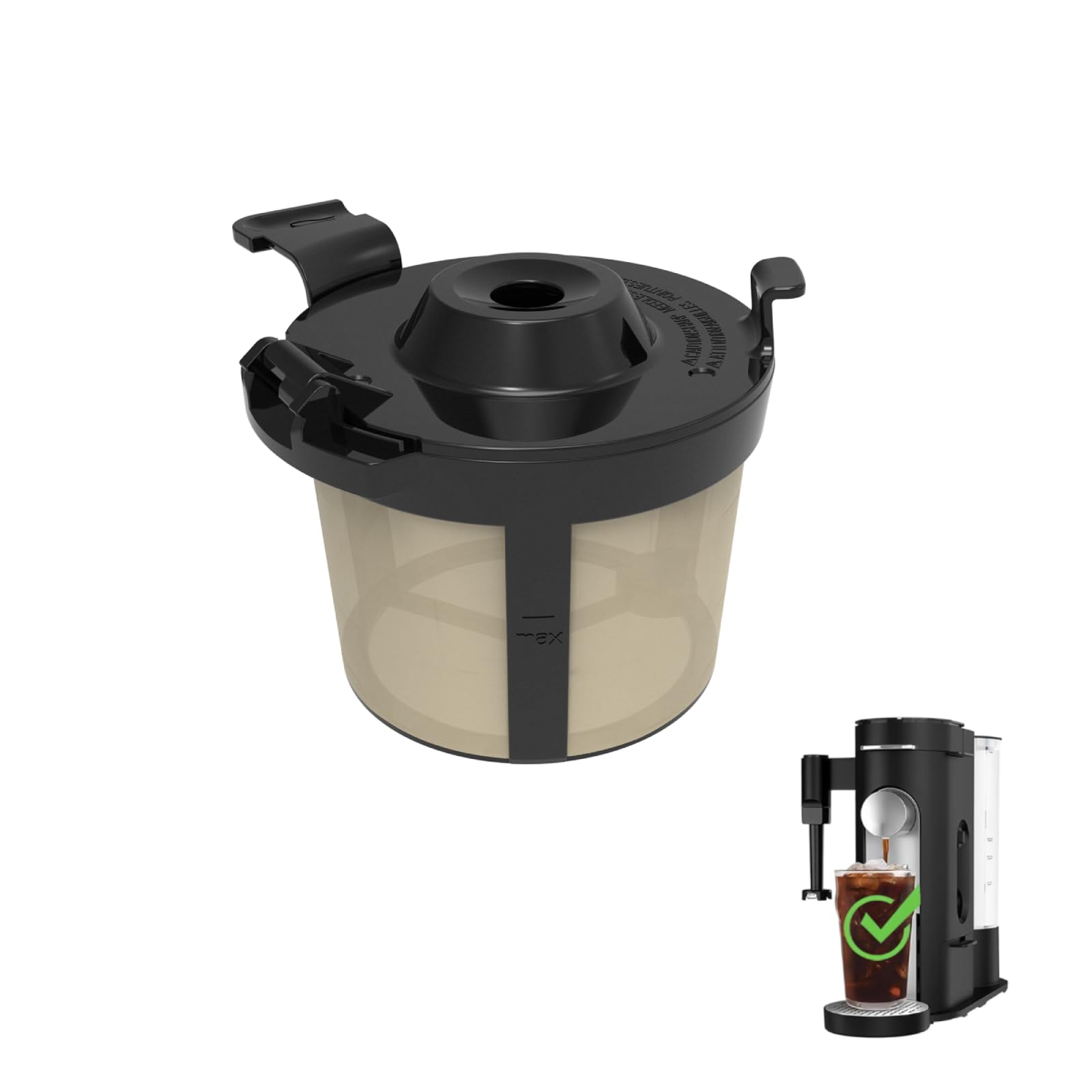 Basket Filters for Ninja PB051/PB041ST, 1 Pack, for Ninja Coffee Filter