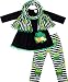 Angeline Boutique Clothing Girls ST. Patrick's Day Luck of Irish Tunic Leggings Scarf Set