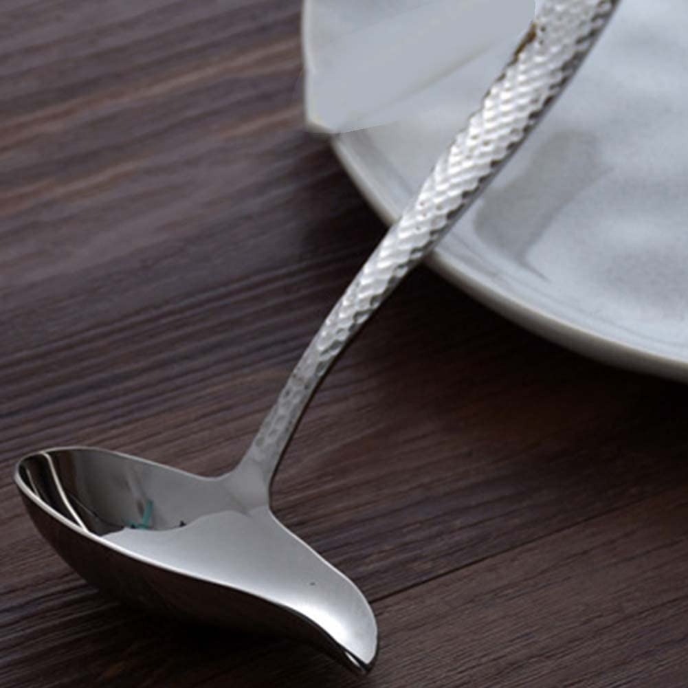 Cuillère à Sauce Inox 2 Pièces - Bec Verseur Précis, Long Manche 27 Cm - Idéale Pour Sauces Et Vinaigrettes