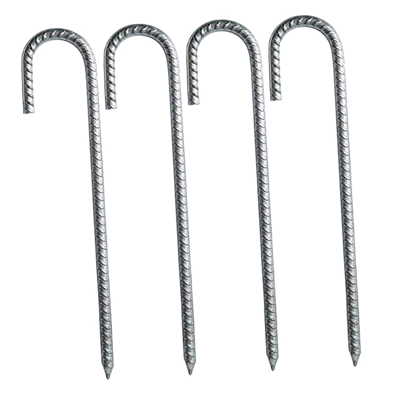 Estacas de acero galvanizado VANZACK en forma de U para trampolines