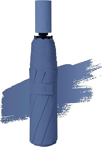 W.L Paraguas para lluvia, resistente al viento, paraguas para sol, paraguas compacto, plegable, apertura automática, protección UV, ligero, grande y