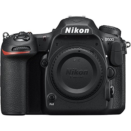 Image of Nikon D500 20.9 MP CMOS DX Format Digital SLR Camera Body (1559B) with 4K Video - (Renewed)