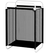 STO STO Laundry Hamper, 75L Laundry Basket with Vinyl Mesh Bag, Lightweight Portable Dirty Clothe...