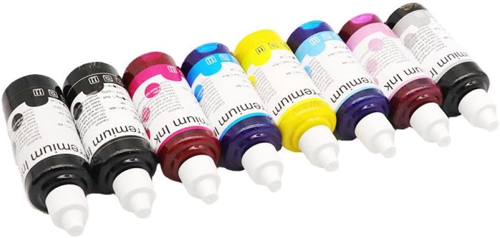 8x100ML Dye Ink Refill Kit CLI65 CLI-65 Compatible with PRO200 Pro-200 Printers and Similar Models