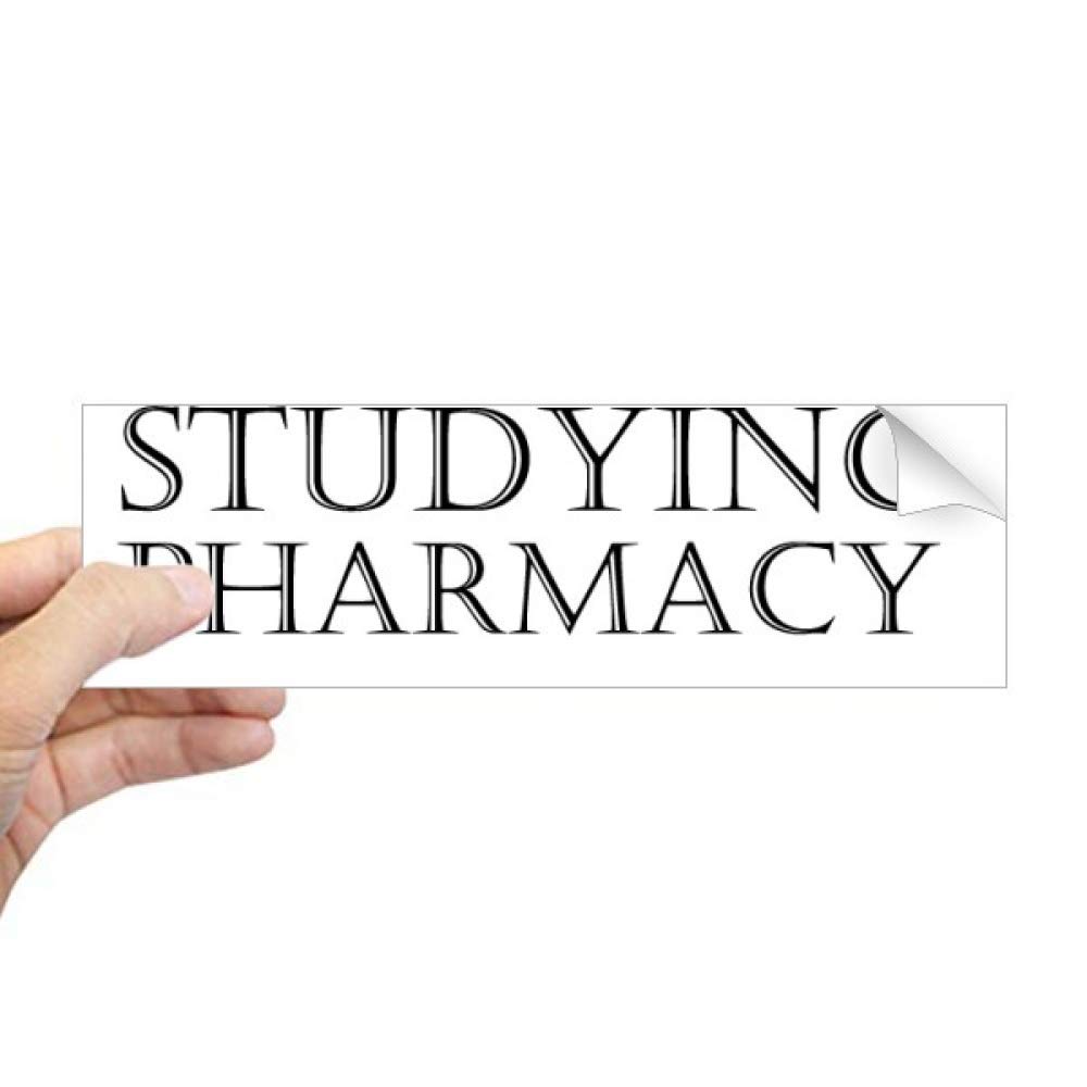 Autocollant pharmacie rectangulaire idée cadeau examen étudiant