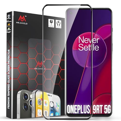 Image of Mr.Shield Top-Notch HD+ Tempered Glass Screen Protector Guard for OnePlus 9RT, Case Friendly [1 Pack]