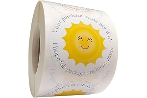 Smile, It's Your Package! 2-Inch Thank You Stickers for Packages, Mailing Boxes,...