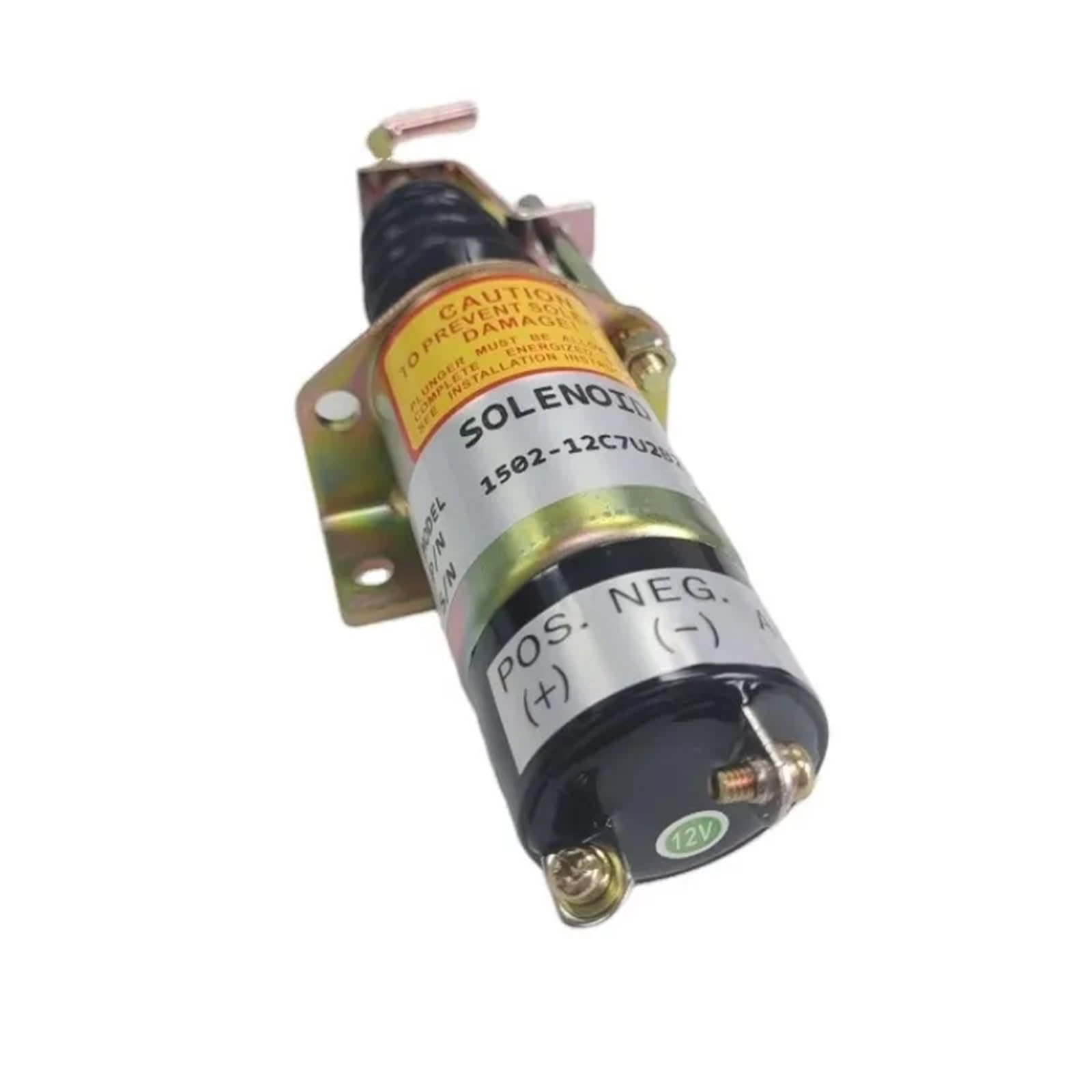 Solenoide de corte de combustible Solenoide de corte de combustible 1502-12C7U2B2S1, compatible con solenoides de control del acelerador del motor LPW2, LPWS2 y LPWT4.