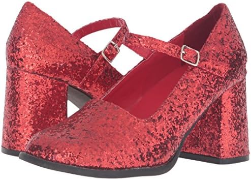 Ellie Shoes Women's 300-Eden-G Maryjane Pump, Red Glitter, 8 M US | Image 6