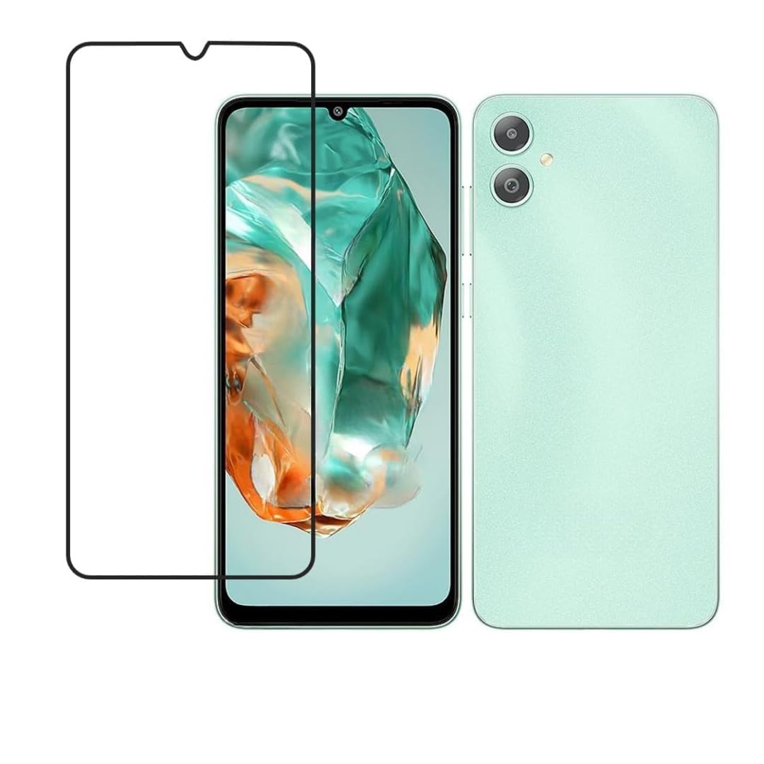 MoCoTech HD+ Edge-to-Edge Tempered Glass for Samsung Galaxy M05/ Samsung Galaxy A05/Samsung Galaxy F05/Redmi 13C 5G/Redmi 13C 4G/Redmi 13R 5G/Poco C65/Poco M6 5G - With Easy Installation Kit