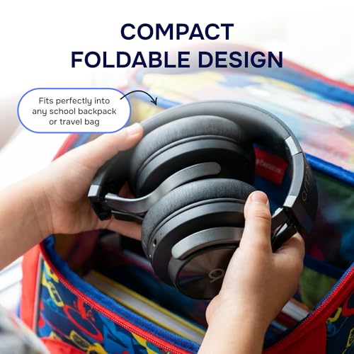 Image of ARTIX Wireless Headphones for Kids Bluetooth Headphones for School (Black)