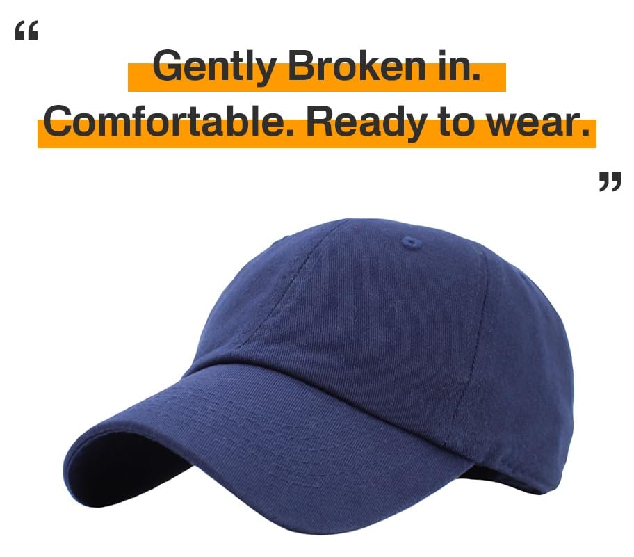 Image of KB-Ethos The Go-to Everyday Hat ! Polo Low Profile Sports Cap Unisex (100% Pure Cotton)