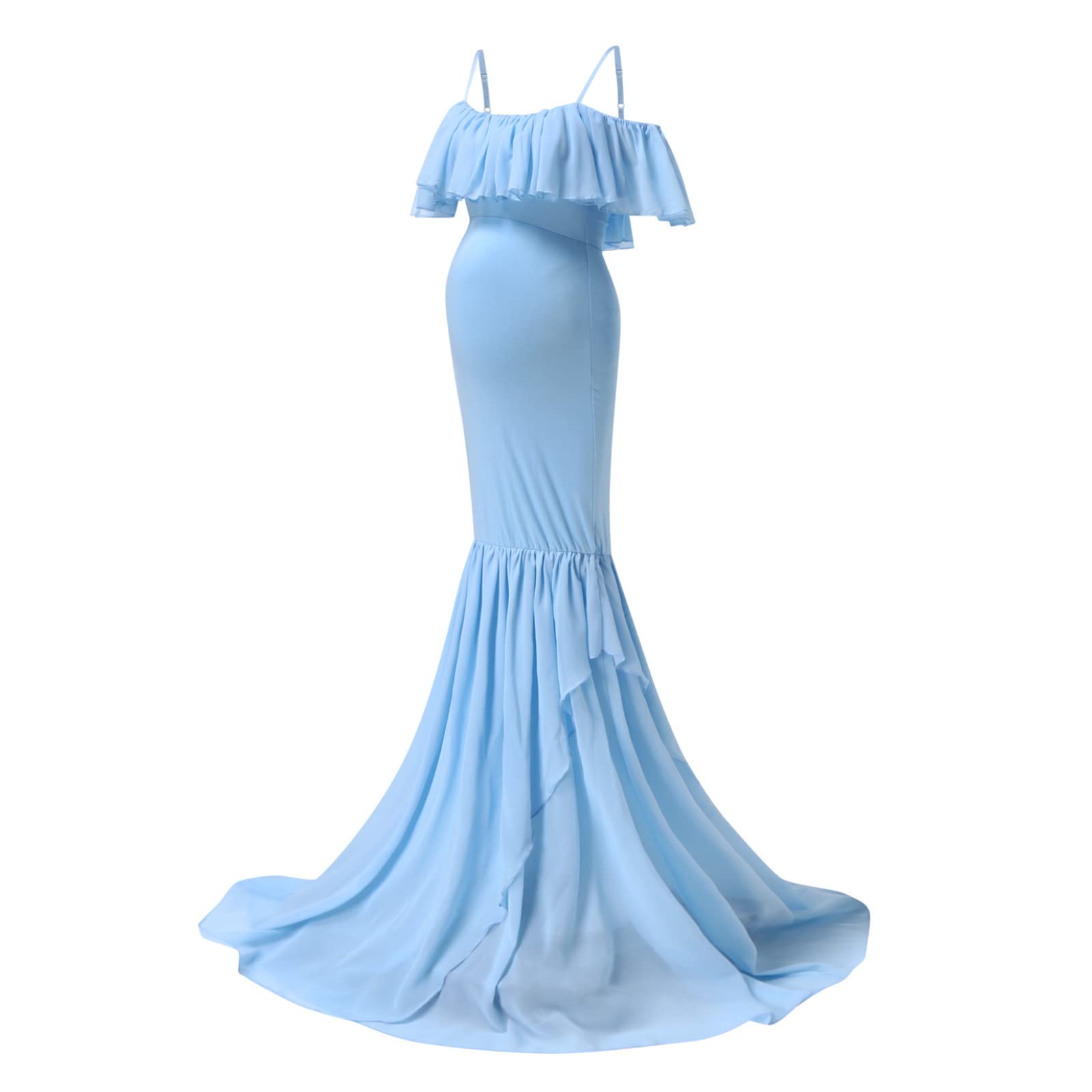 Abito Lungo/Corta da Donna per La maternità Vestiti Premaman Donna Senza Maniche Abiti Premaman Fotografia Puntelli Fancy Servizio Fotografico Casuale Gravidanza Abbigliamento maternità