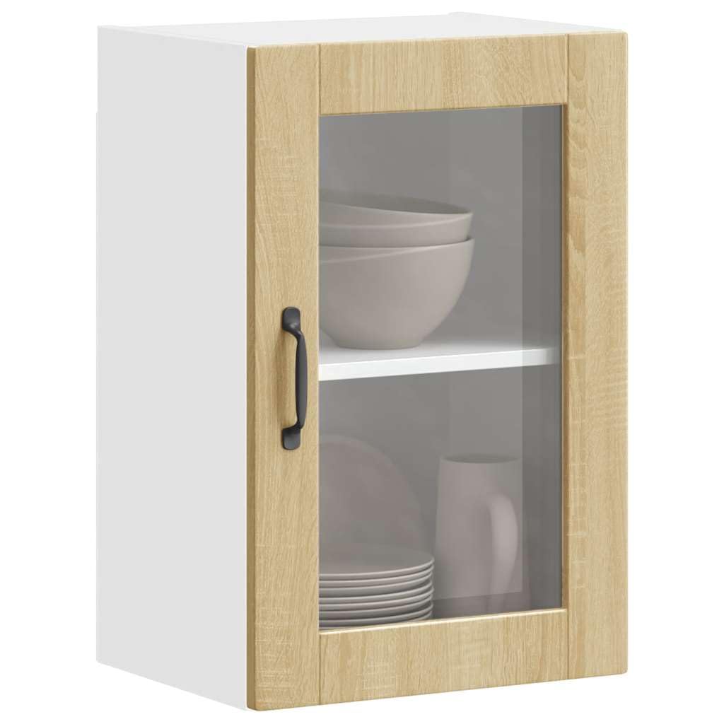 Meuble rangement vaisselier suspendu en verre armoire murale cuisine épices