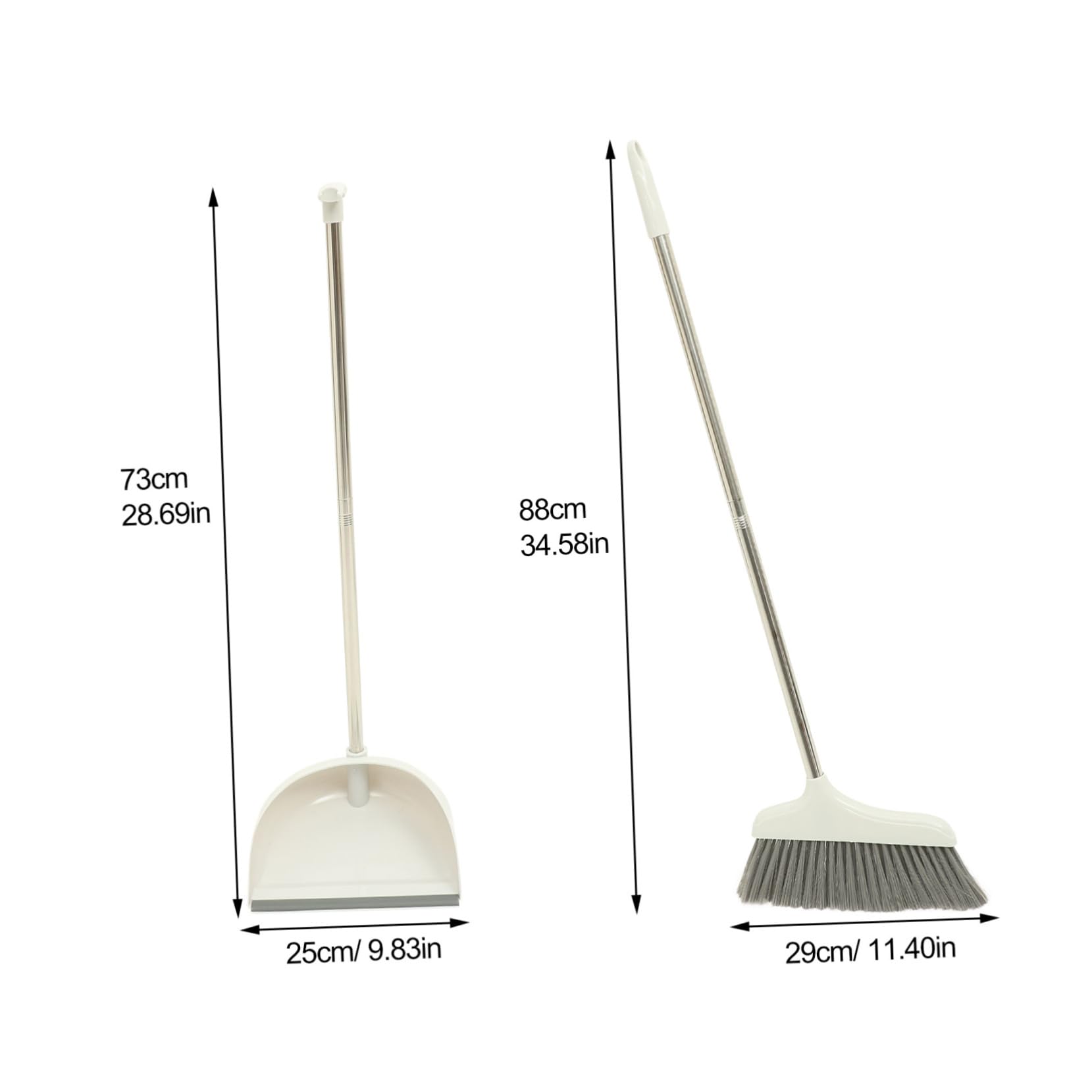 Juego de Escoba y Recogedor Mini Trapeador, Escoba de Limpieza del Hogar Mango Largo, Fácil de Usar y Conveniente para Limpieza en Baño y Suelo
