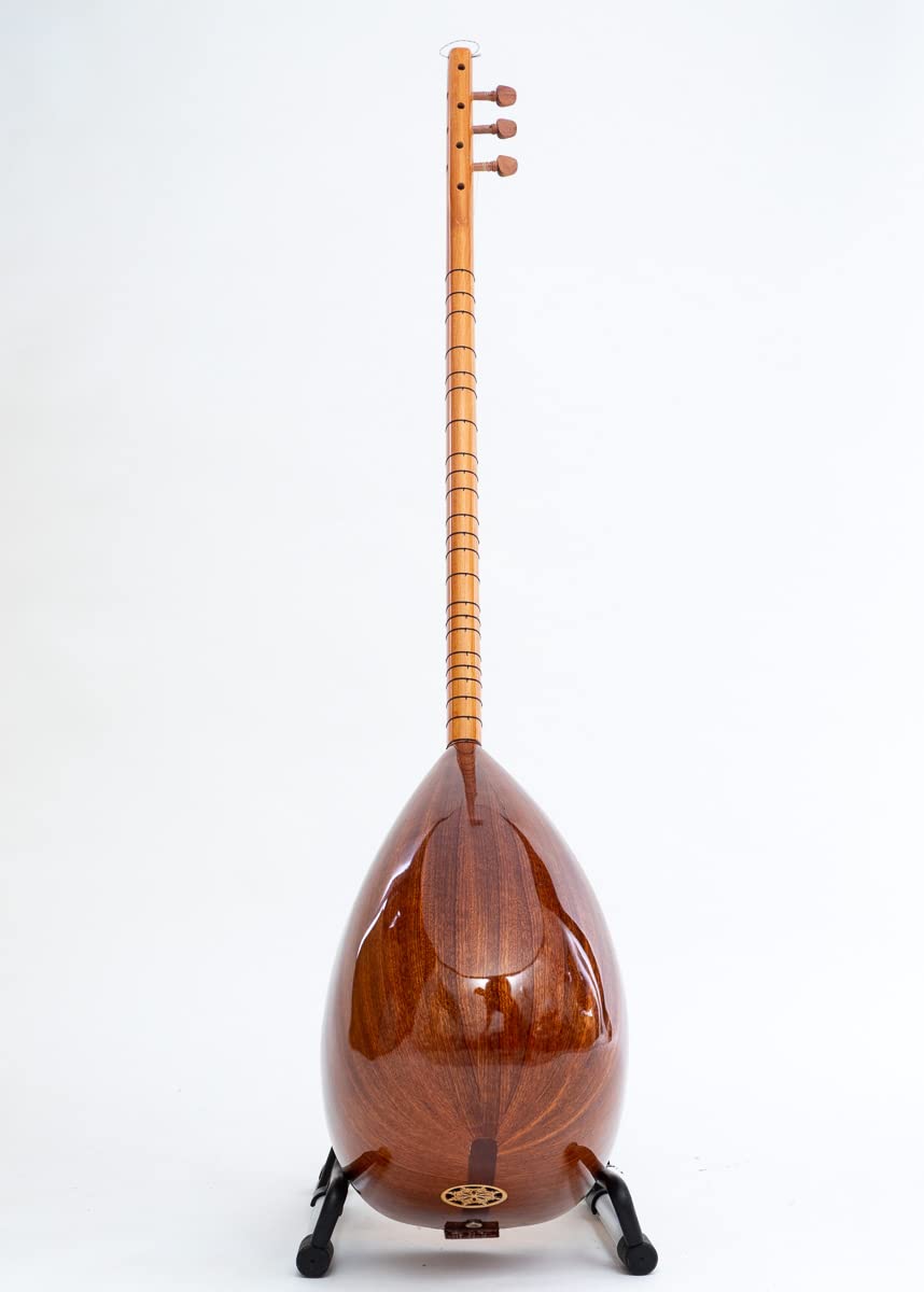 Long Neck Turkish Saz Mahogany wood with Pickup, handmade traditional instrument - Image 3