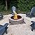 Fire Pit Ring 42" OD/36 ID, Round Solid Steel Fire Ring, Fire Pit Lined Above DIY Campfire Ring or Outdoors