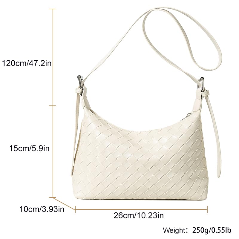 Image of Hobo Bags for Women,Vegan PU Leather Crescent Shoulder Bag Crossbody Handbag Underarm Bag with Adjustable Strap
