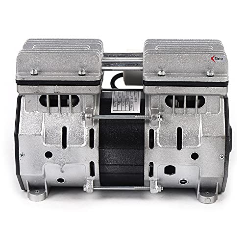 MSAIERPLR Oilless Vacuum Pump Lab Vacuum Pump 370W 110V Vacuum Pump for Fully Automatic Laminating Machine Semiconductor LED Measuring Machine 680mmHg / -90.6kpa