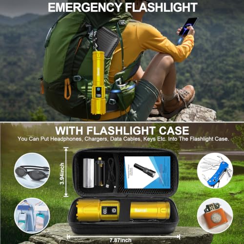 Image of Tactical Flashlight Super Bright High Lumens Rechargeable LED Flash Light