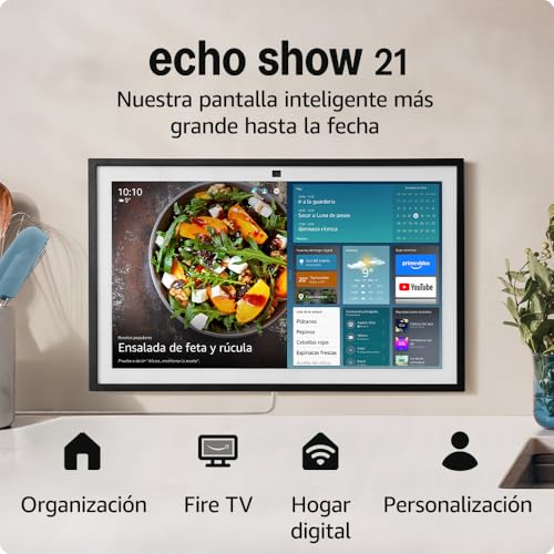 Amazon Echo Show 21 | Espectacular pantalla inteligente HD de 21"...