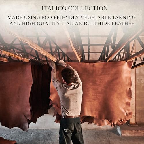 Tony Perotti Men's Italian Leather Bifold Slim Wallet With Card Holders, Pockets - Eco-Friendly Tanned Full Grain4